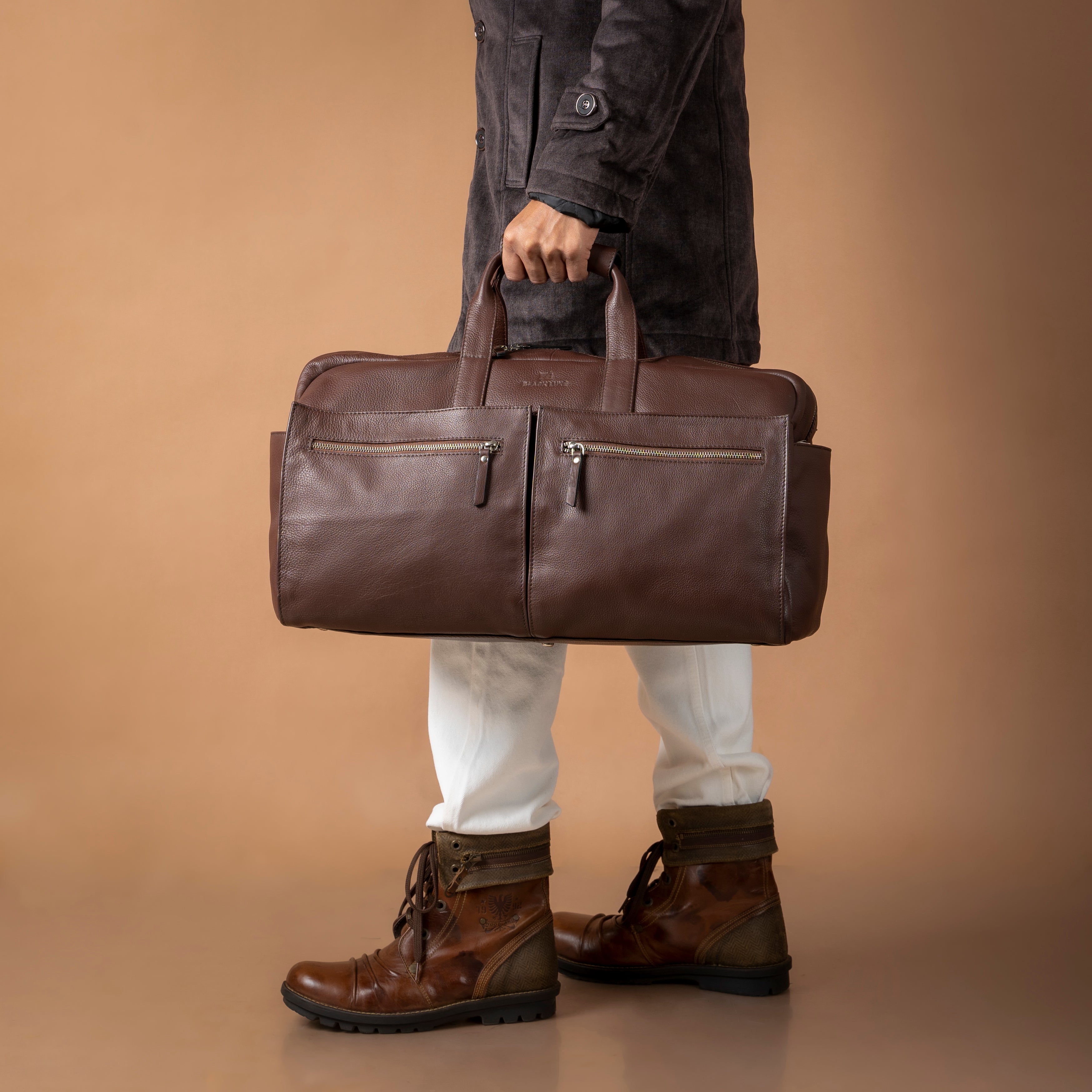 Leather Weekender Bag