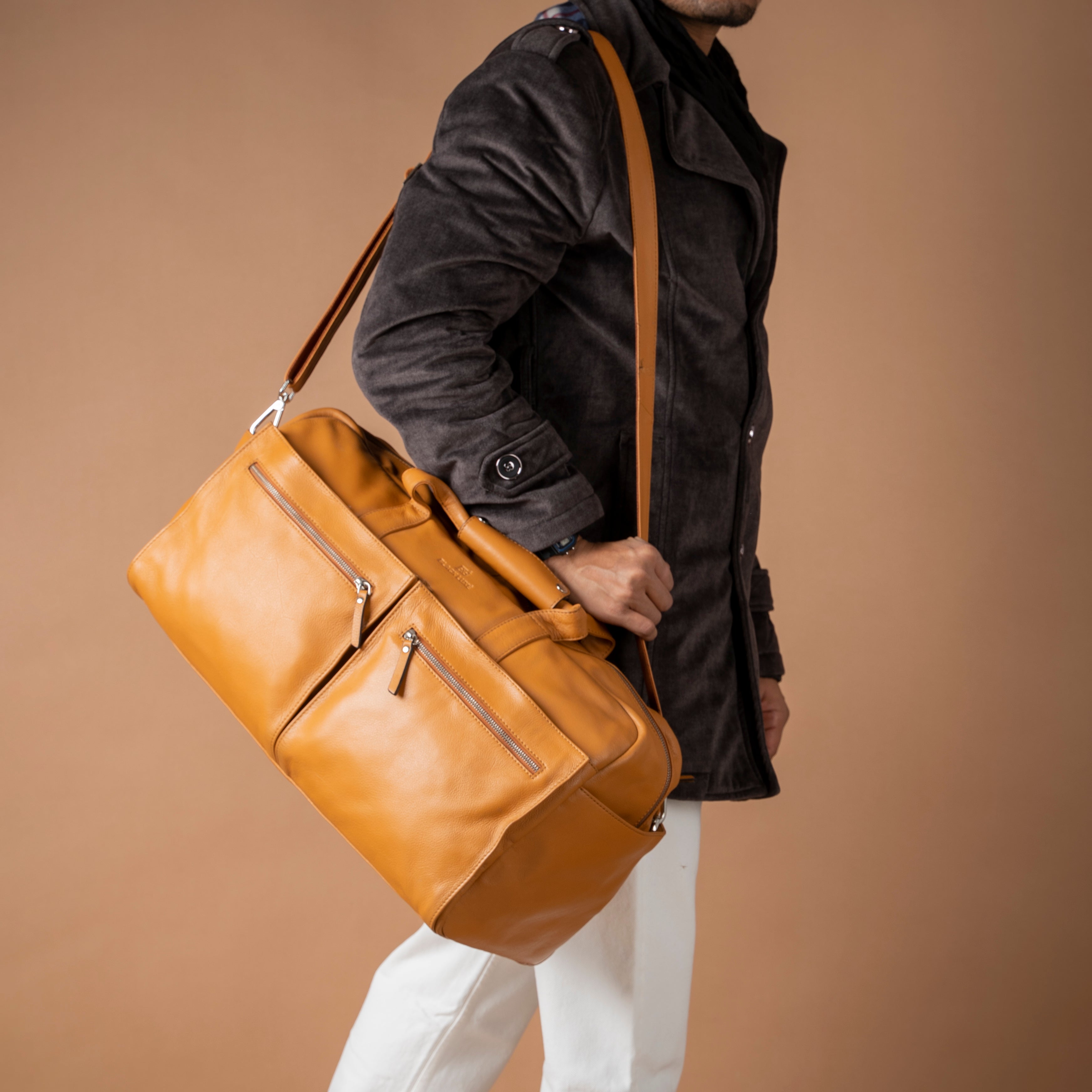 Leather Weekender Bag