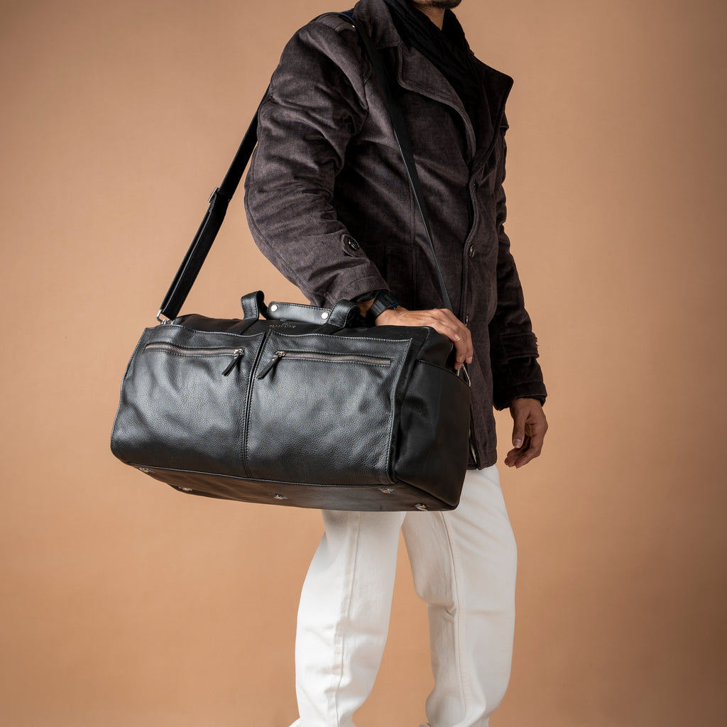 Leather Weekender Bag