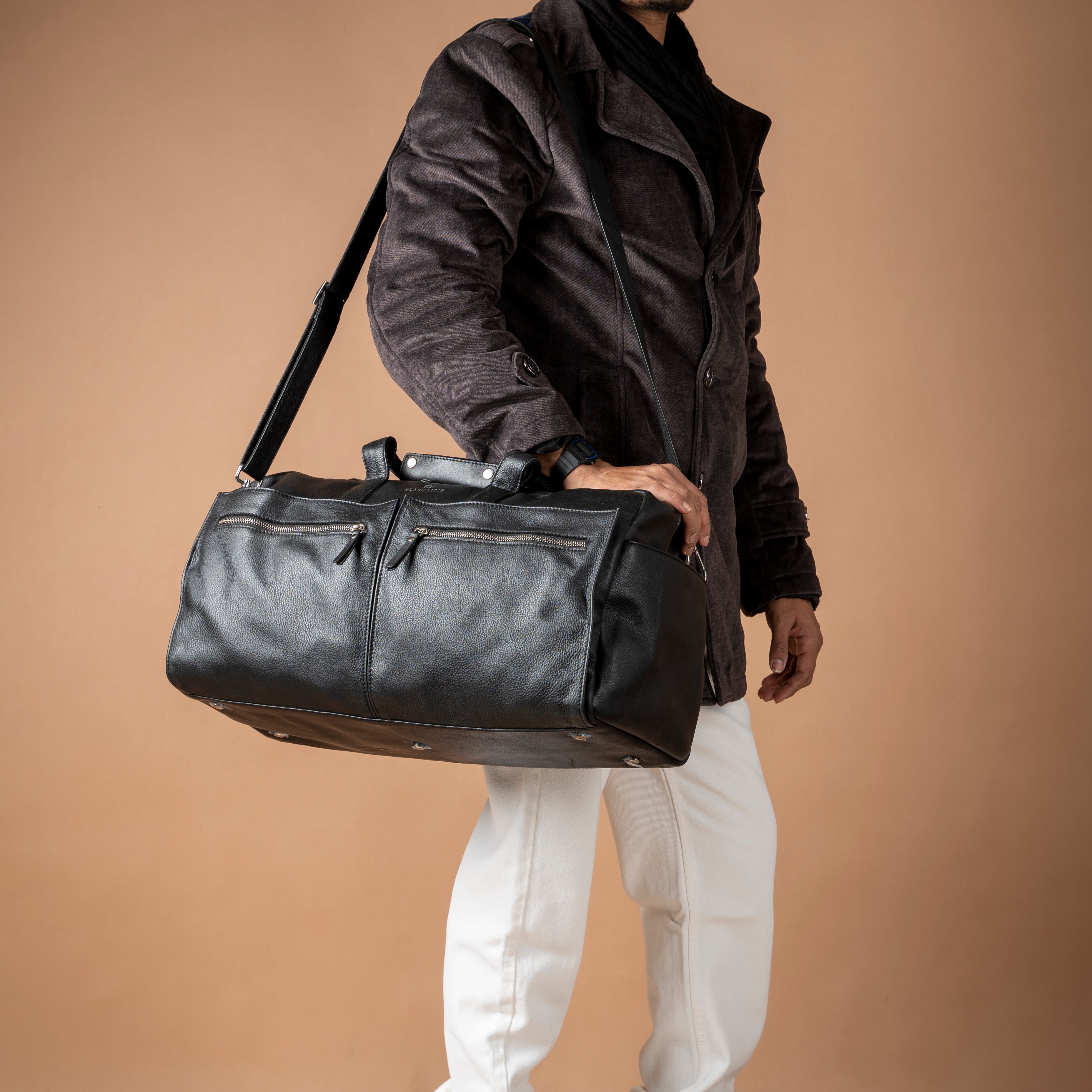 Leather Weekender Bag