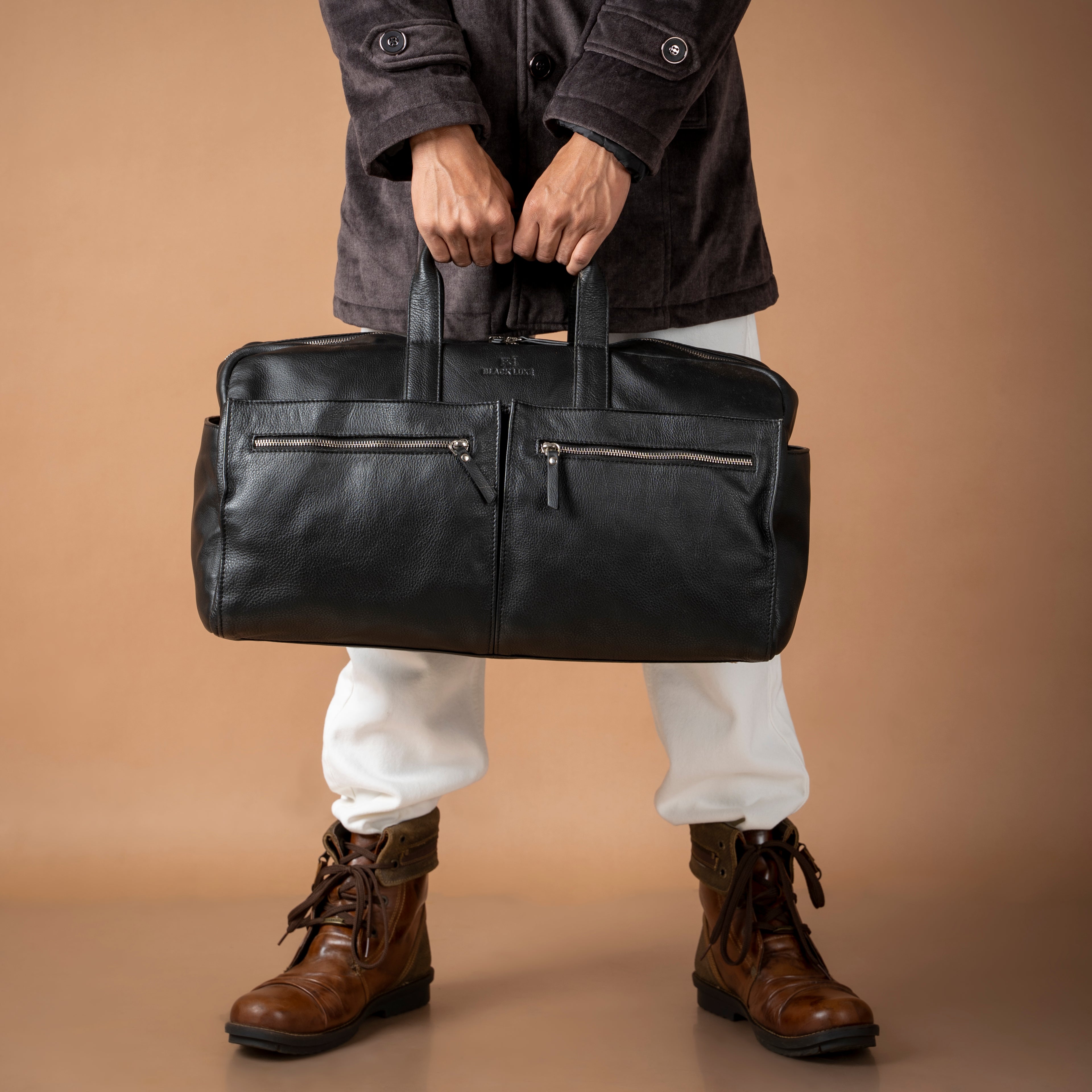 Leather Weekender Bag