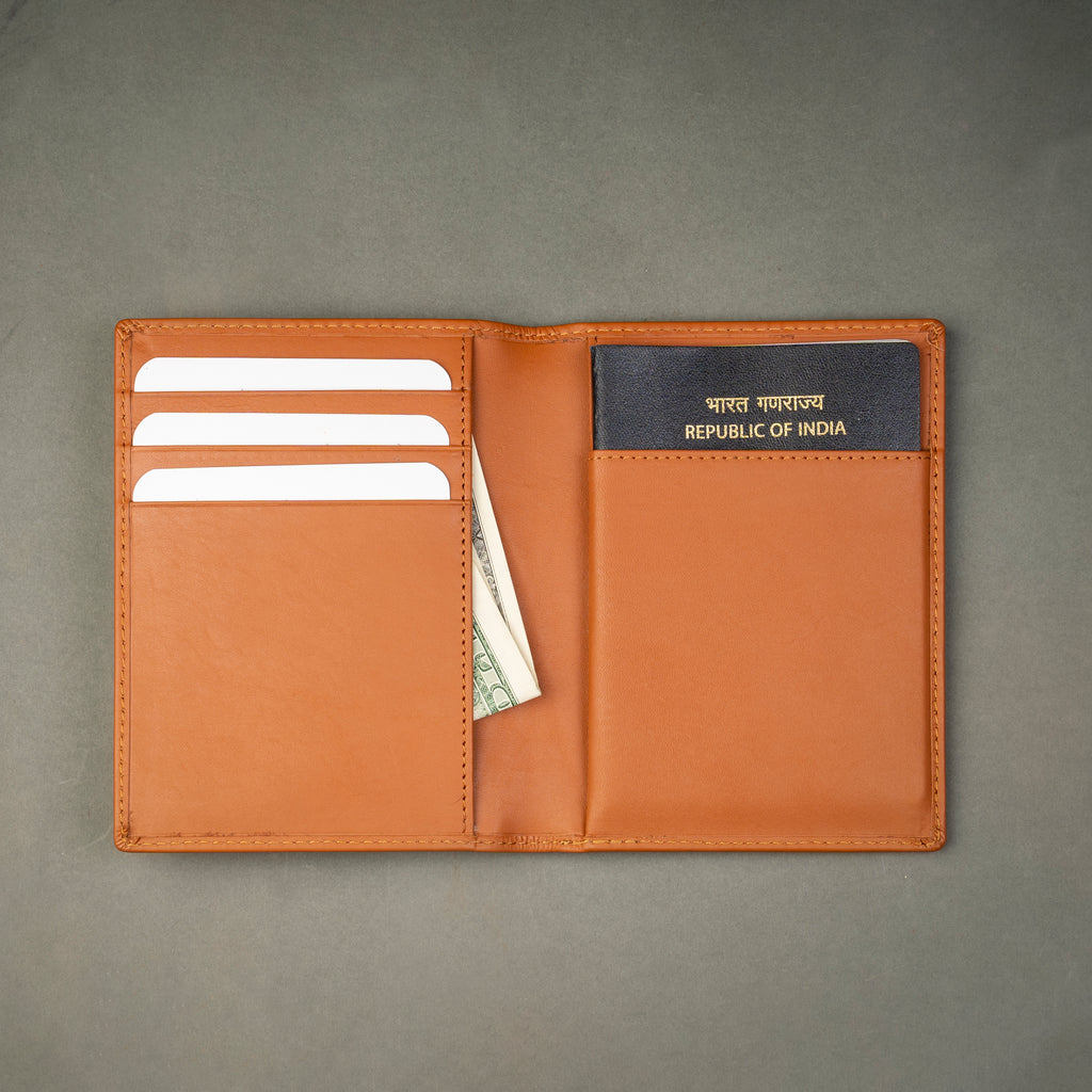 Leather Slim Passport Holder