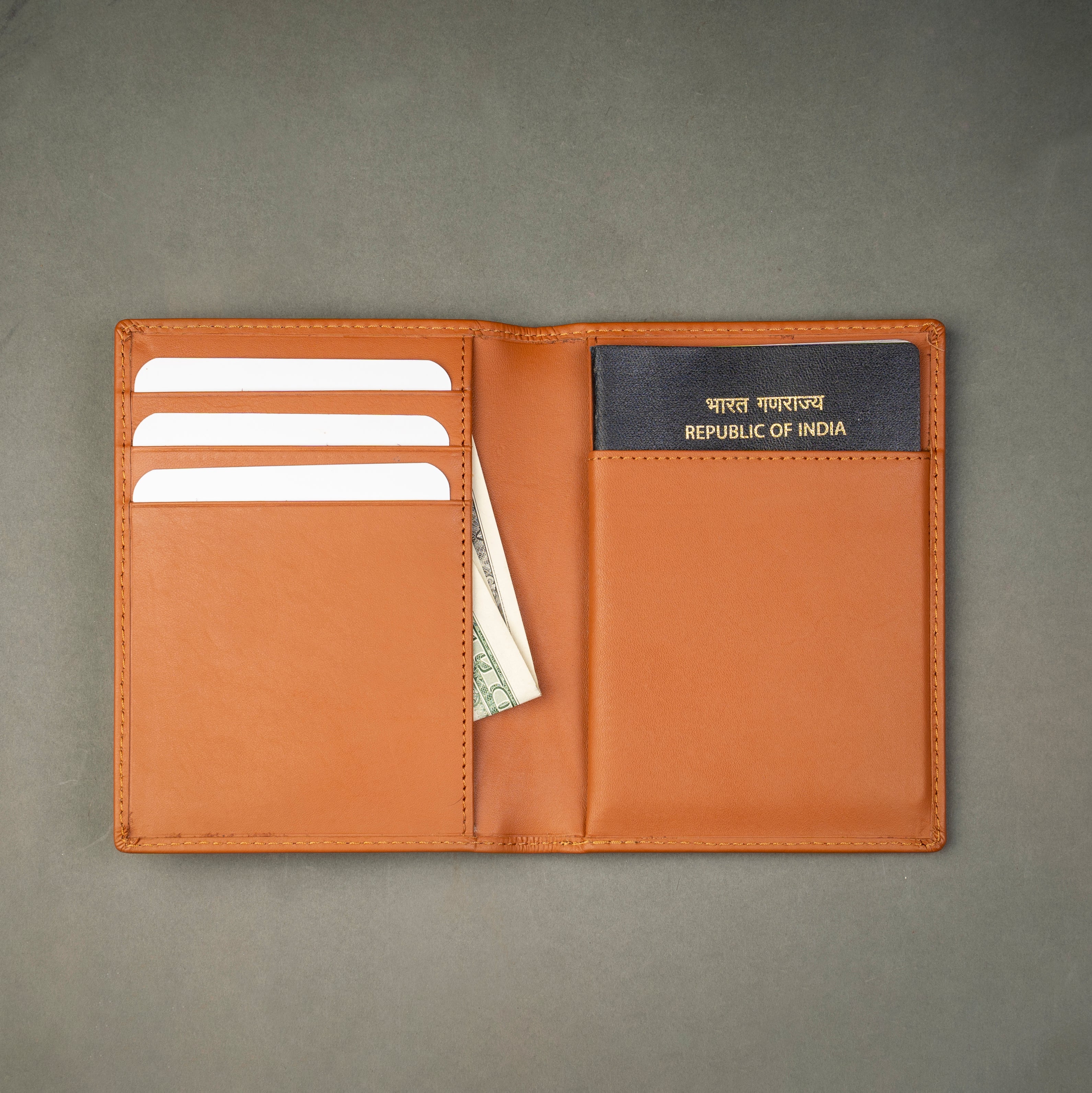 Leather Slim Passport Holder