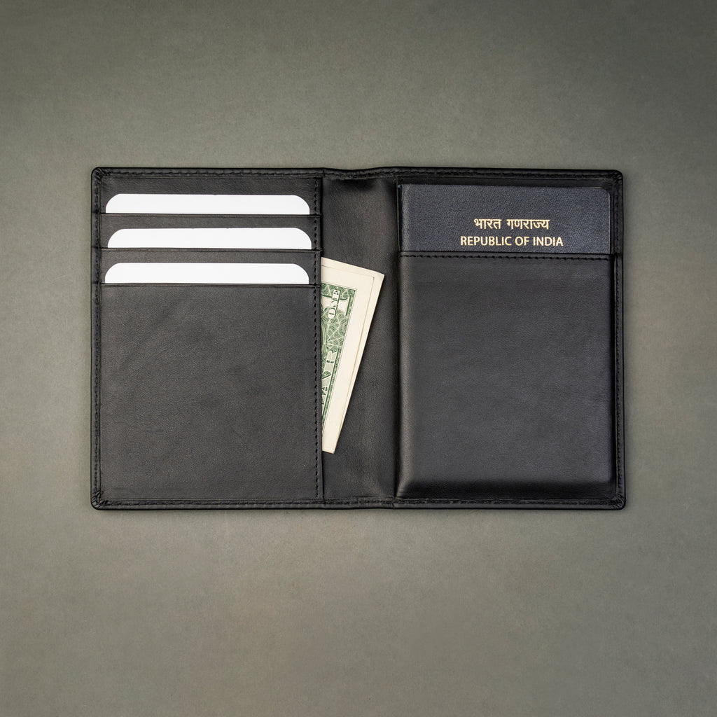 Leather Slim Passport Holder