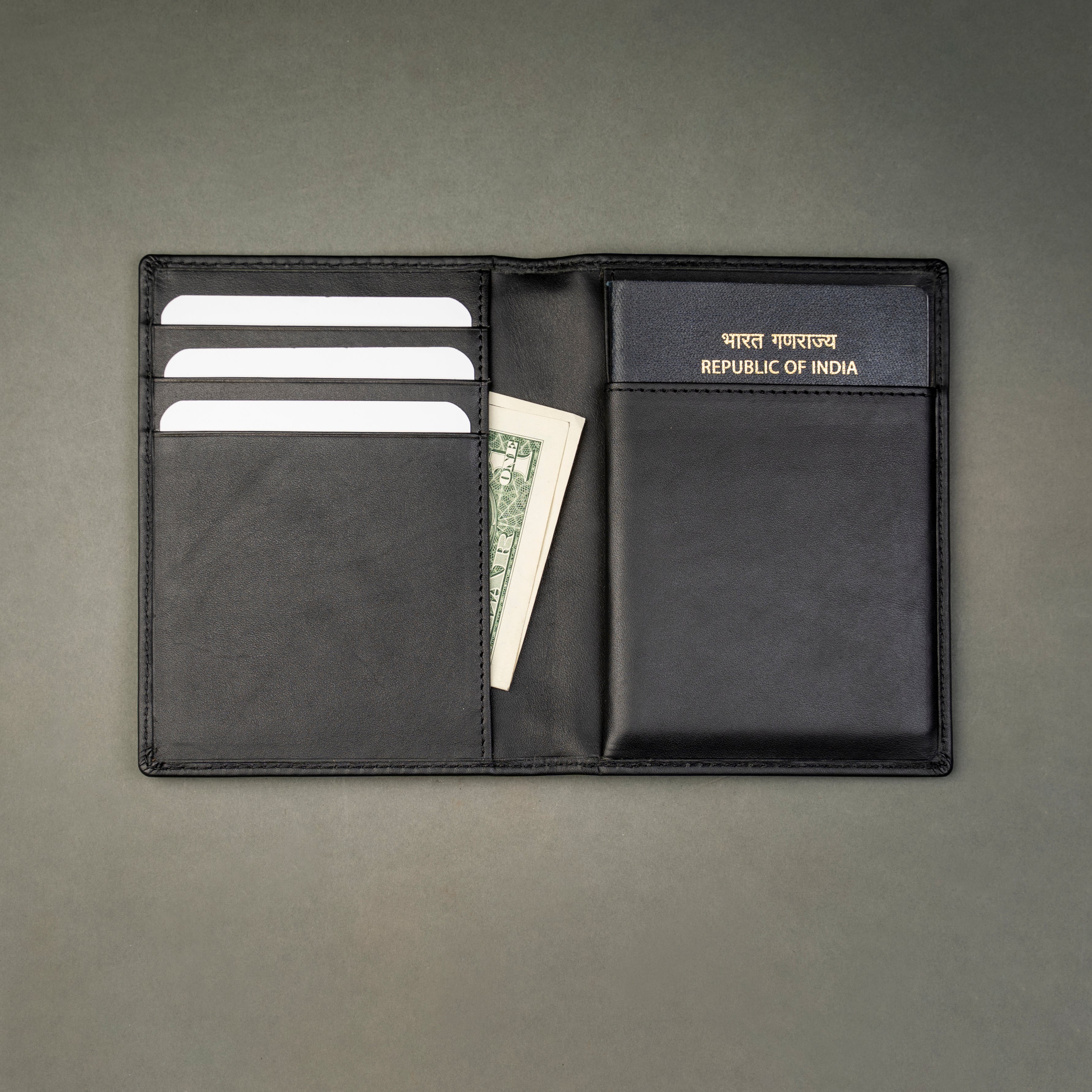 Leather Slim Passport Holder