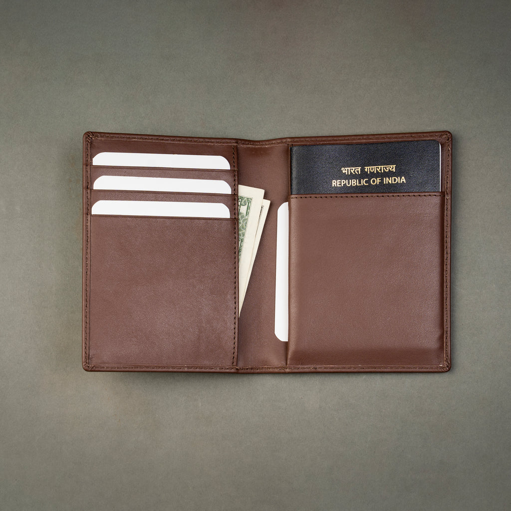 Leather Slim Passport Holder